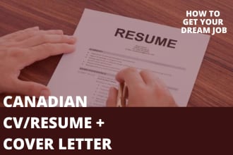create or edit your canadian resume and cover letter