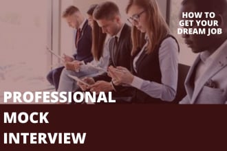 conduct a professional mock interview