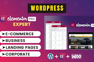 create wordpress website using elementor pro, elementor clone website