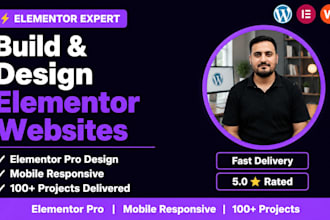 build a professional elementor website with elementor pro