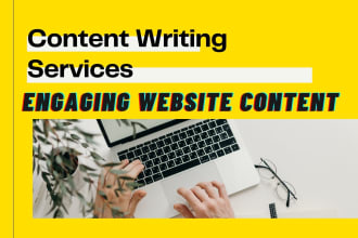 write saas website content