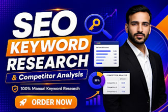 do SEO keyword research and competitor analysis