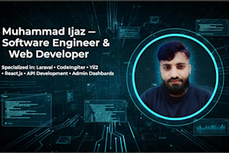 be your full stack developer for your business web apps