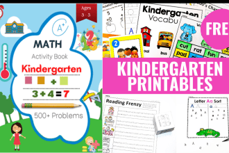 design custom preschool or kindergarten worksheets for kids
