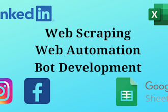 do web scraping and web automation task