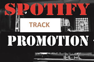 do organic spotify promotion or spotify track promotion
