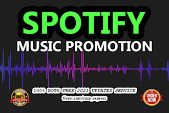 do organic spotify music track promotion