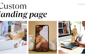 create a webflow landing page