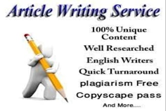 write an essay, articles, and summaries