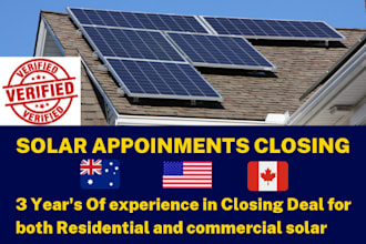 close your solar appointments leads