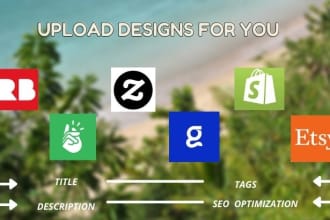 do upload your designs on pod websites