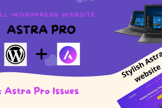 fix any type of astra pro issues whenever you want