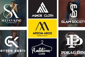 design minimal clothing brand and modern luxury fashion logo