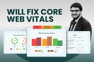 fix core web vitals, optimized your wordpress website