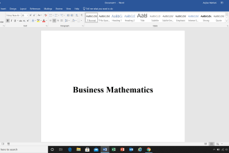 assist you in business mathematics and business statistics