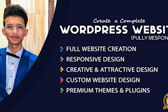 create a clean and modern wordpress website