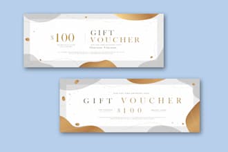 design gift card discount card coupons voucher certificate design