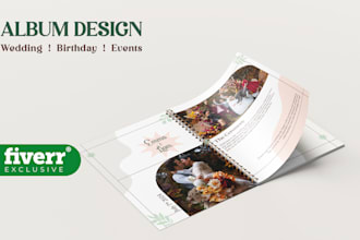design professional photo book, wedding album, coffee table book