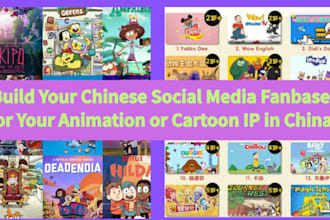do chinese social media strategyfor global animation cartoon