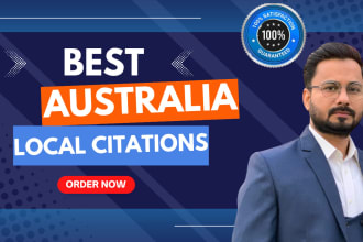 create the 100 best australia local seo citations