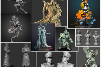 do 3d character modeling for 3d printing