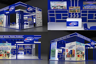 do 3d exhibition stalls, booths, and kiosk designs