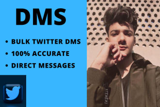 send twitter dm or direct message for your business