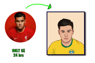 draw high quality anime portrait or flat line cartoon avatar for your pfp