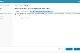 do storage san switch, backup and server deployment