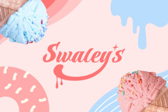 design modern colorful playful fun logo and branding