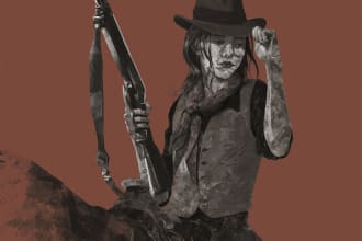 paint an ilustration based on your ideas or photo references