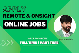 apply online job applications for you