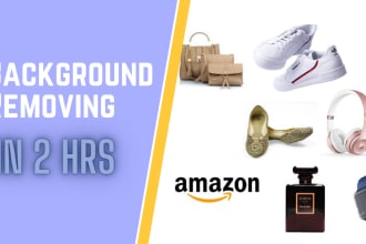 do amazon products photo editing,retouch,background removal