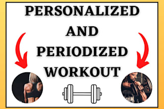 make you a personalized and periodized workout program