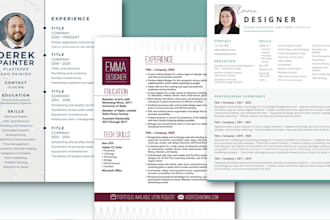 design an eyecatching resume