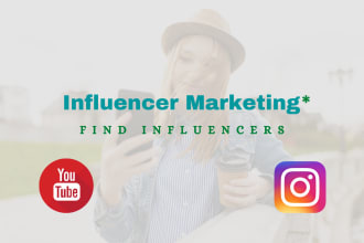 do instagram youtube influencer research and outreach