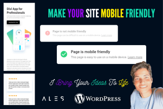 make your wordpress website mobile friendly