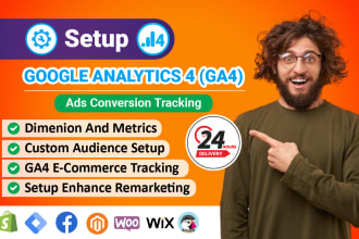 setup google analytics 4 for shopify conversion tracking, ga4 ecommerce tracking