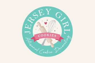 design modern artisanal cookie logo