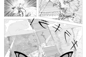 draw pages for your manga, game or comic