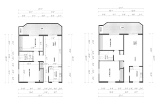 make 2d and 3d floor plan with maximum space utilization
