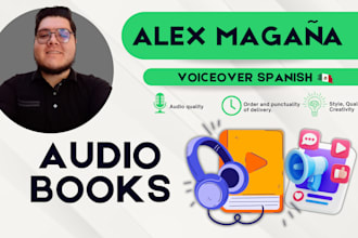 a professional voiceover in spanish for audiobooks to acx