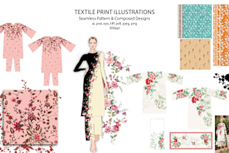 design digital textile prints and patterns