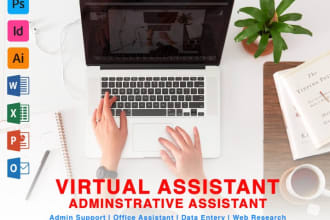 be your VA for internet research, data collection and admin work
