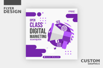 design a modern style social media promotions