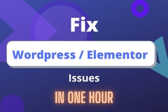 develop wordpress website and fix errors, wordpress fix,  bugs, updates