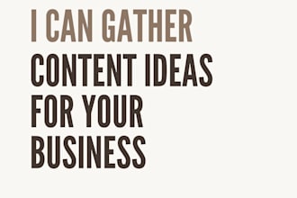 gather effective content ideas