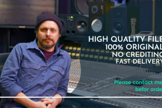 produce and make custom drill beat in less than 24h