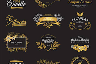 elegant luxury signature logo and business card design
