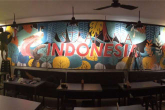 design with mural concept